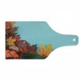 thumbnail image 1 of Rustic Wood Cutting Board, Fall Season Leaves with Vintage Style Canadian Maple Tree Foliage, Decorative Tempered Glass Cutting and Serving Board, in 3 Sizes, by Ambesonne, 1 of 2