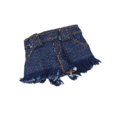 thumbnail image 4 of Pantalones cortos vaqueros a escala 1/12. Accesorio práctico para muñecas: pantalones cortos vaqueros para vestir figuras de 6 pulgadas. azul oscuro, 4 of 9