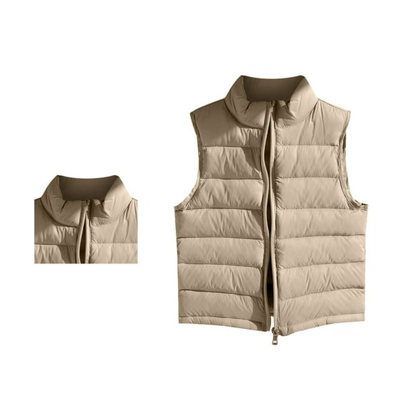 Toddler Puffer Vest Girls Lightweight Sleeveless Girls' Outerwear Vests Winter Clothes Kids Clothes Girls Size 2-3 Years