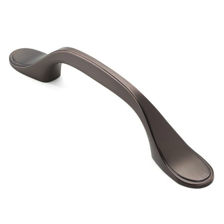 Cauldham Premium Kitchen Cabinet Handles (3" Hole Centers) - Traditional Spoon Foot Drawer/Door ...