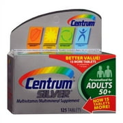 Centrum Silver Multivitamin And Multimineral Tablets For Adults 50 Plus - 125 Ea
