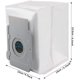 thumbnail image 3 of Bolsa de filtro de bolsa de aspiradora de 10 piezas, alta resistencia al desgarro, compatible con I7 I7 + / I7 Plus E5 E6 E7, bolsa de polvo de accesorios de robot automático, 3 of 5