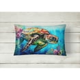 thumbnail image 4 of Loggerhead Sea Turtle Throw Pillow 12 in x 16 in, 4 of 4