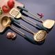 thumbnail image 3 of Juego de utensilios de cocina de acero inoxidable, espátula para cocinar en el hogar, colador, espátula para freír, oro verde, 3 of 5