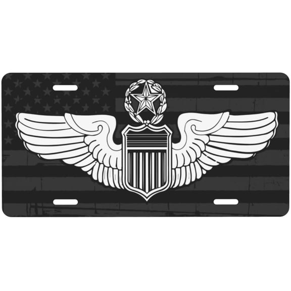 USAF-Command-Pilot-Wings 6" X 12" Car License Plates Cover