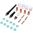 thumbnail image 3 of Consumibles de antorcha TIG, piezas de soldadura TIG Kit de pinza de electrodo Kit de arandela de soldadura Rendimiento probado NikouMX herramienta, 3 of 8