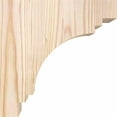 thumbnail image 3 of 5 1/2"W x 8"D x 8"H Pescadero Smooth Corbel, Douglas Fir, 3 of 9