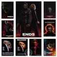 thumbnail image 2 of Póster de Final de Halloween 2022, película Slasher, impresiones de lentejuelas finales 1978, 13 películas, arte de pared, pintura en lienzo, sala de estar, decoración del hogar, 2 of 4