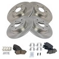thumbnail image 3 of TRQ Front and Rear Brake Pad & Rotor Kit Brake Pads Brake Rotor Ceramic Fits Select 2014-2015 Mazda 6, 3 of 5