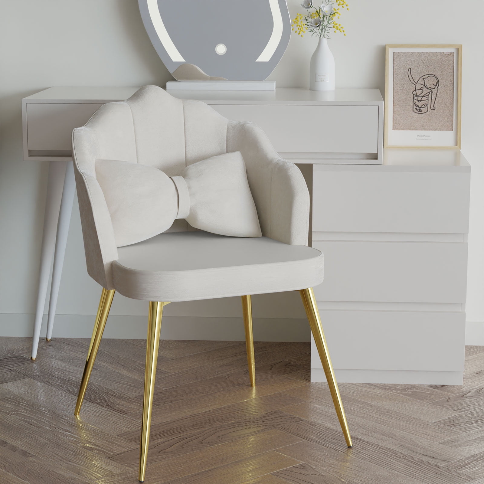 1pc makeup vanity chair petal product