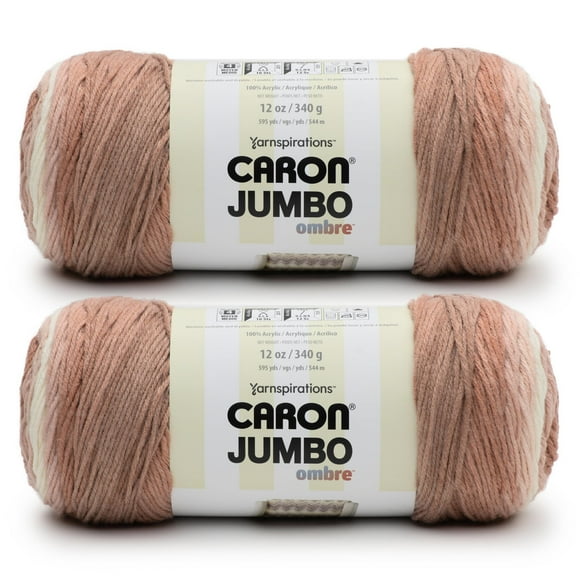 Hilo Caron Jumbo Ombre Sepia 2x340 g 100% acrílico #4