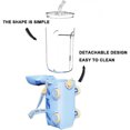 thumbnail image 5 of BiFandian Kids Water Bottle with Straw & Strap, Cute Water Cup with Bus Shaped Holder, Break Resistants Detachable Drinking Bottle for School, Sports Travel, Boys And Girls, 5 of 9