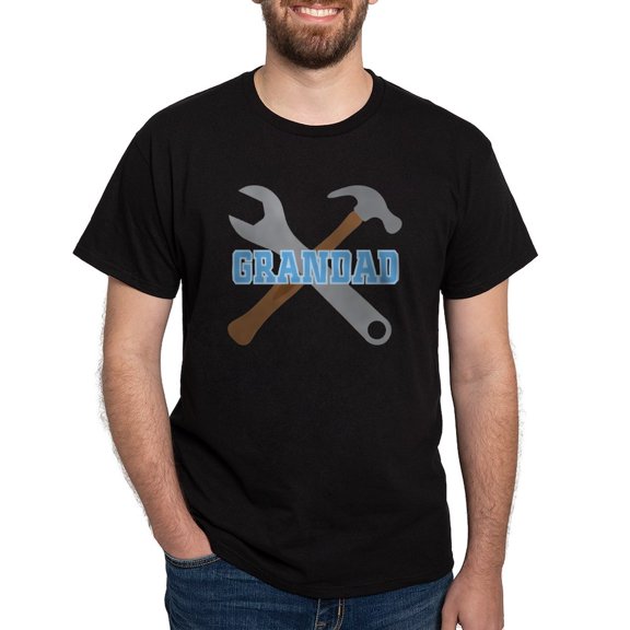 CafePress - Grandad (Tool Design) Dark T Shirt - Men's Classic Graphic Cotton T-Shirt