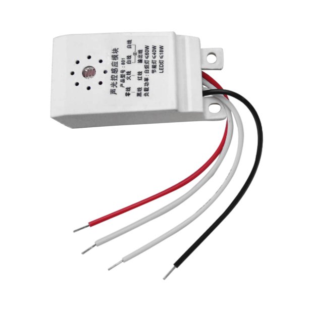 Encendiendo Eléctrico AC 160-250V Auto inteligente Encendido Apagado Luz Sonido Interruptor de control del sensor de voz Tmvgtek Libre de BPA