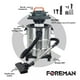 thumbnail image 5 of Aspiradora De Mano Foreman Industrial Acero Inoxidable Capacidad 35L Sólidos y Líquidos 2200W, 5 of 6