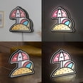 thumbnail image 2 of Beach Umbrella 3D Novelty Light Box, Summer Vacation Lamp Decor Featuring Sun, Ball and Ocean Theme for Holiday Enthusiasts (Width 8 inch, 20cm), 2 of 9