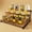 14" Wood, variant on Norcho 9.8 Inch Cologne Organizer for Men, 4-Tier Wooden Perfume Stand and Display Shelf for Fragrance, Skincare, Makeup, Rustic Brown