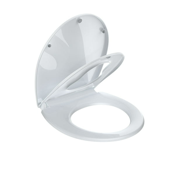 Elongated Toilet Seat, Soft Close Hinge Magnetic Non-Slip Seat Toilet Lid, Quick-Release Funciton American Standard Elongated Toilet Seat