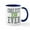 White/Navy Inside, variant on CafePress - Coolest Zio Ever Mug - 11 oz Ceramic Mug - Novelty Coffee Tea Cup