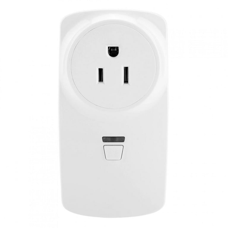 BN-LINK Mini Wireless Wall-Mounting Remote Control Outlet Switch Power Plug in for Household Appliances, Wireless Remote Light Switch