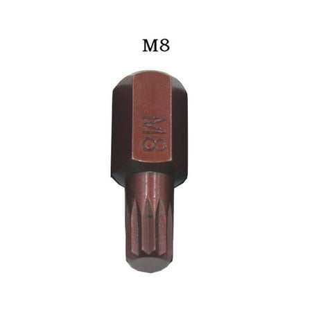 

1PC M5-M12 30mm Star Screwdriver Bit 10mm Hex Shank for Impact Screwdriver Head