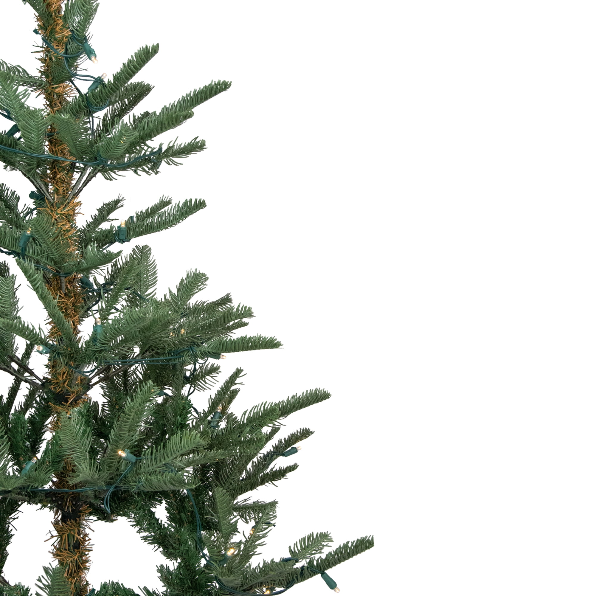 4.5' Pre-Lit Layered Noble Fir Artificial Christmas Tree - Warm Clear LED Lights