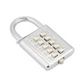 thumbnail image 2 of Password Lock, Password  Zinc Alloy 5 Digit Combination Password Lock for Door School Gym Fence Cupboard Drawer Luggage, Combination Padlocks, 2 of 8