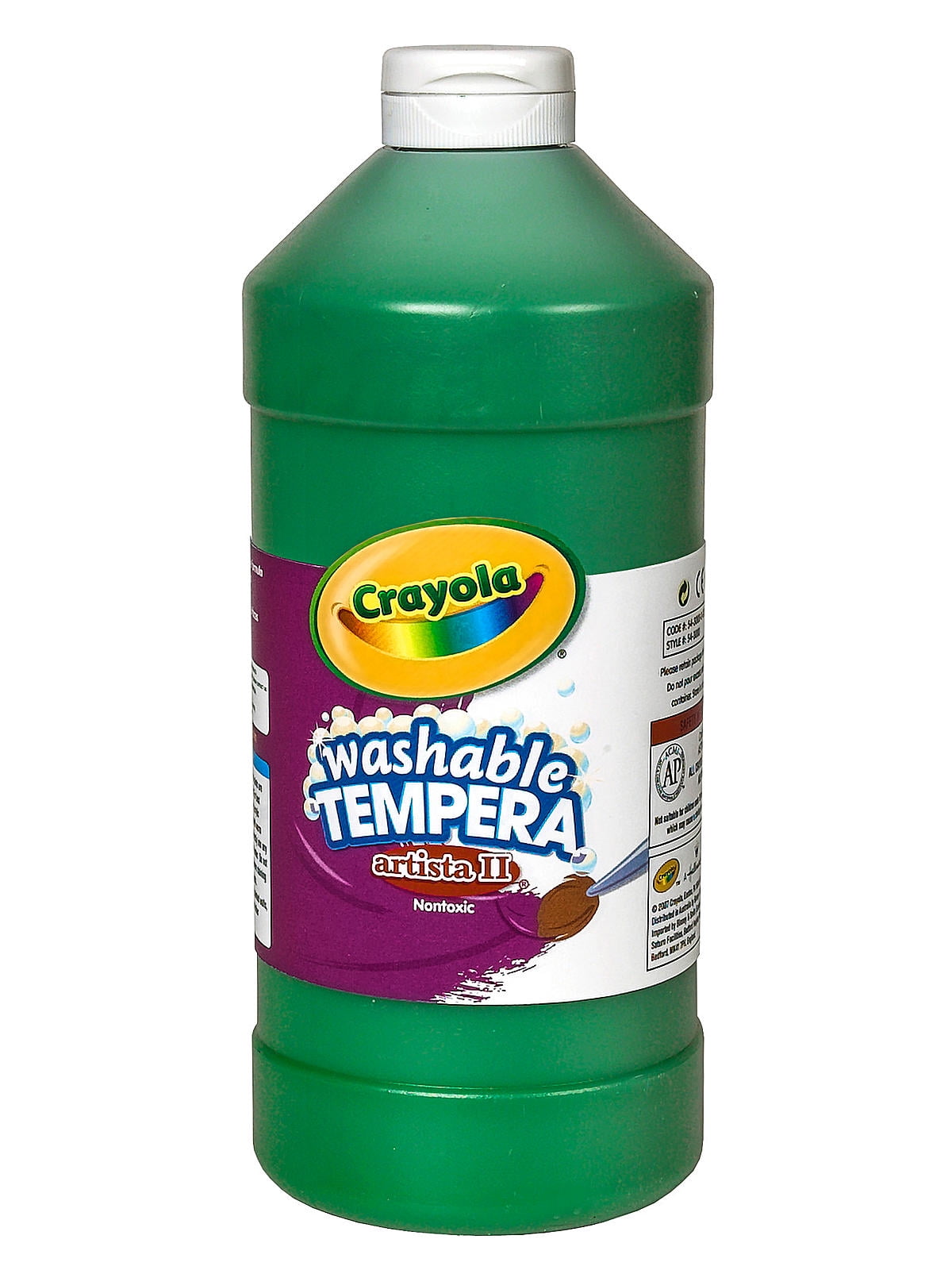 Crayola Washable Finger Paint - 32oz White