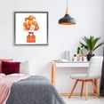 thumbnail image 3 of Stupell Industries Contemporary Orange Handbag & Balloons Gray Floating Frame Canvas Art, 18 x 18, by Amanda Greenwood, 3 of 8