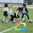 thumbnail image 4 of CIMAXIC 4Pcs Right Angle Training Markers Assorted Color Sports Floor Signs, 4 of 6