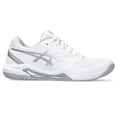 thumbnail image 1 of Zapatillas de Tenis ASICS Gel-Dedicate 8 para Mujer Blancas/Plateado Puro, 1 of 9