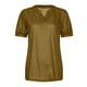 thumbnail image 4 of Pntutb Camiseta de manga corta suelta de color sólido con cuello en V de moda casual para mujer tops Pntutb Pntutb-5539, 4 of 4