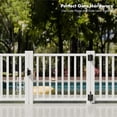 thumbnail image 4 of 2pcs Self Closing Gate Hinges with Safety Cap,Pool Gate Hinges with Alignment Legs Adjustable Fence Hinges, 4 of 7