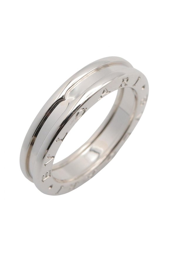 Pre-Owned Bulgari BVLGARI B-zero1 Ring, 1-band ring, jewelry, 18KWG (white gold), men's and...
