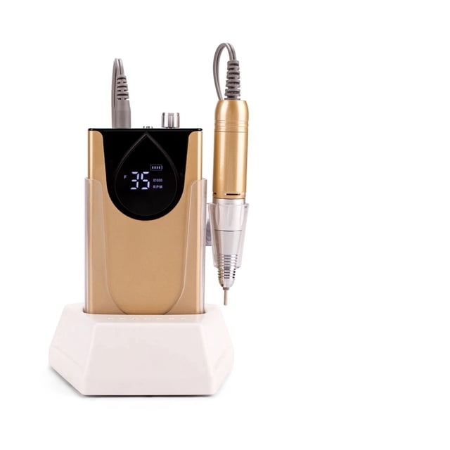 Machine de Manucure Électrique Professionnelle pour Ongles, 35000 Tr/min, Portable, Rechargeable, Sans Fil, Utilisation Grand
