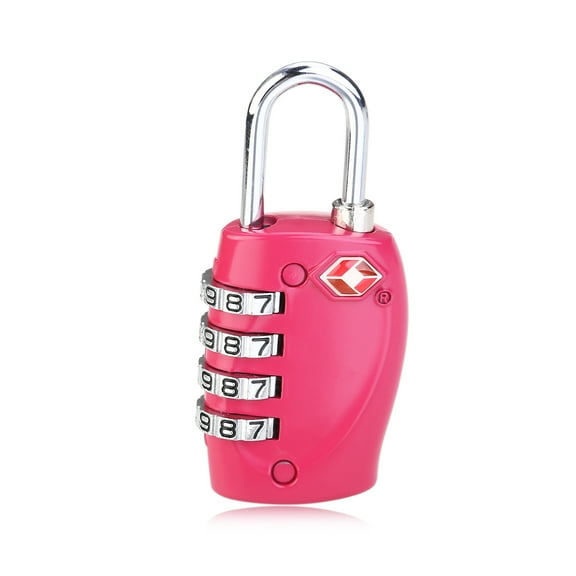 COOPHYA 1Pack Tsa Approved Luggage Padlock for Travelers with 4 Combination Lock 2.64X1.22X0.55In