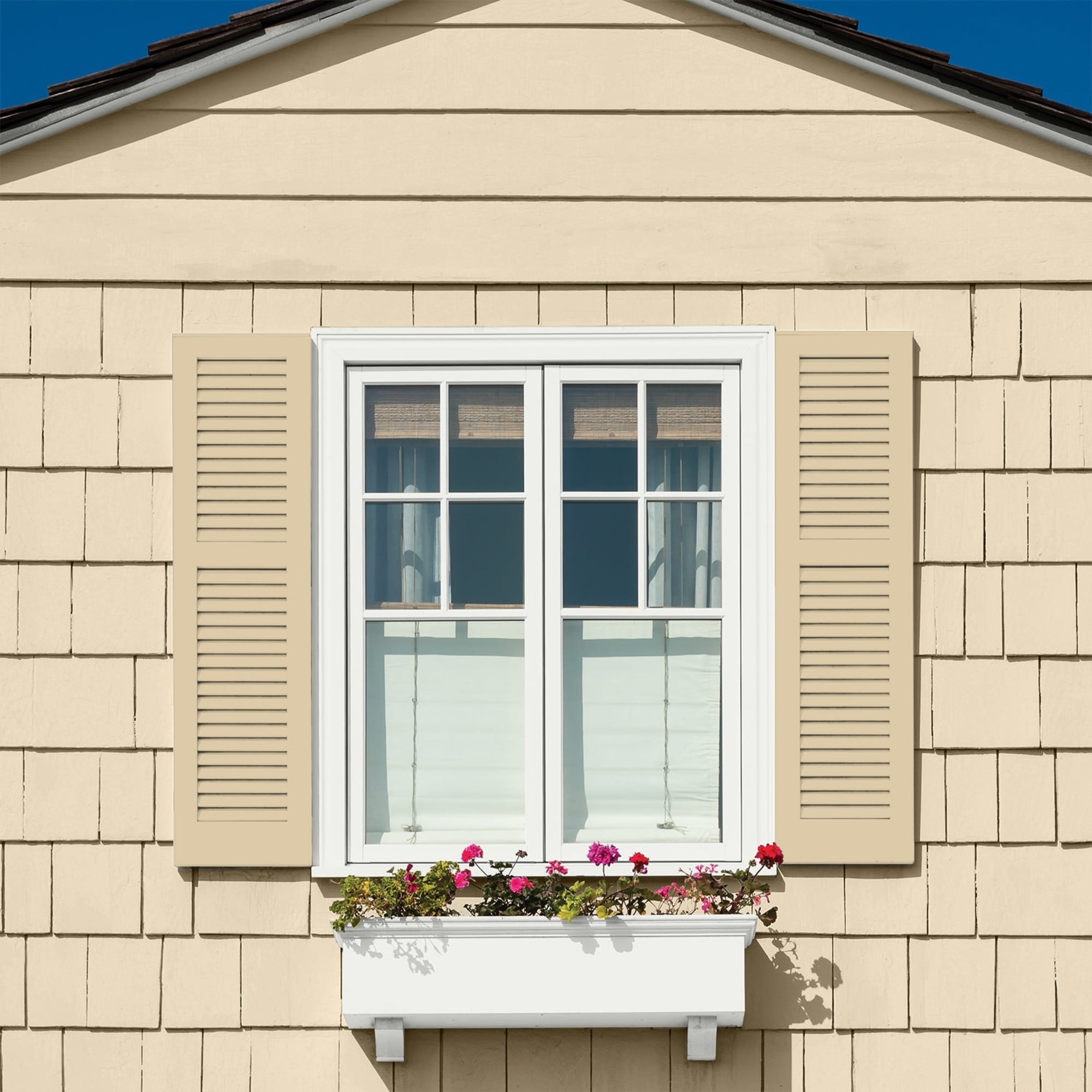 Glidden Fundamentals Cookie Dough / Beige, Semi-Gloss Exterior Paint, 1 Quart
