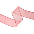 thumbnail image 6 of LaRibbons 1 1/2" Wired Sheer Ribbon, Rose, 50 Yard Roll, 6 of 6