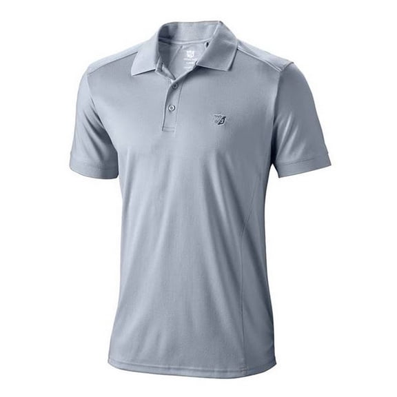 Wilson Staff Men's Performance Polo Shirt Golf Top WGA700405 (Gray, L)