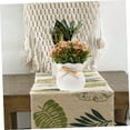 thumbnail image 2 of Small Fake Bonsai Simulation Greenery, Ongmies Small Bonsai Artificial Plant – Faux Greenery for Desk & Outdoor Home Decoration, 1 Pot of Artificial Daisy Flowers, 2 of 9