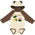 thumbnail image 3 of Inktastic Sushi with Faces Boys or Girls Long Sleeve Baby Bodysuit, 3 of 5