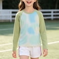 thumbnail image 5 of sususu Rash Guard for Boys Swim Shirt UPF 50+ Long Sleeve Sun Protection Shirts, Kids UV Athletic Beach Quick Dry Rashguard Green 13-15 Years, 5 of 7