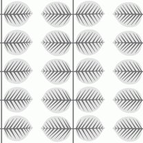 Lucky Day Bersa Light Grey Leaf Stripe Sidewall