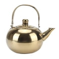 thumbnail image 3 of Coffee Pot Gifts Campfire Cook Pot Spout with Lid Stainless Steel Tea Kettle 1.2L, 3 of 8
