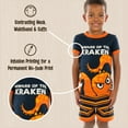 thumbnail image 2 of LazyOne Short-Sleeve Summer Pajama Sets for Girls and Boys, Unisex, Kracken, 2 of 7