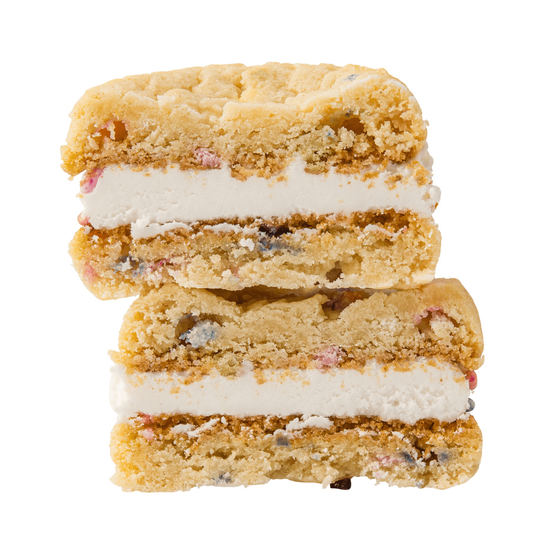 Our Specialty Sugar Sprinkle Sandwich Cookies With Vanilla Icing, Nut Free, 12 Cookies