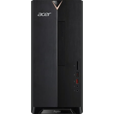 Acer Aspire TC-885-ACCFLi3 Desktop Computer, Intel Core i3 8th Gen i3-8100 Quad-core (4 Core) 3.60 GHz, 8 GB RAM DDR4 SDRAM, 1 TB HDD