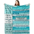 thumbnail image 1 of LHSHID Daughter in Law Gifts Blanket Daughter in Law Birthday Gifts Daughter in Law Gifts for Wedding Day Birthday Gift for Daughter in Law from Mother in Law 60"x80", 1 of 9