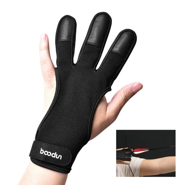 1 Pcs Archery Protector 3 Finger Gloves Protective Finger Guard Archery Accessories Walmart Com