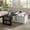 White+Black, variant on Leumius Lift Top Coffee Table with Storage,Rectangle Wood Center Table With Barn Doors and Open Cabinet, For Living Room, Bedroom, Home Office,White+Black